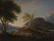 John Trumbull View on the West Mountain Near Hartford oil painting artist